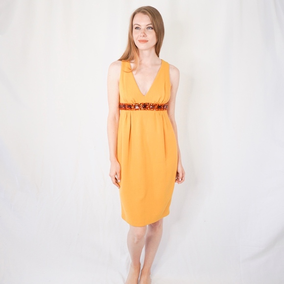 Gio' Guerreri Marigold Embellished Tulip Dress - Picture 8 of 8